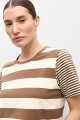 Remera rayada topo