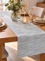 SENDERO ORGANZA PLATEADO