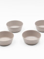 BOWL 450 ML GRIS SET x 4 GRIS