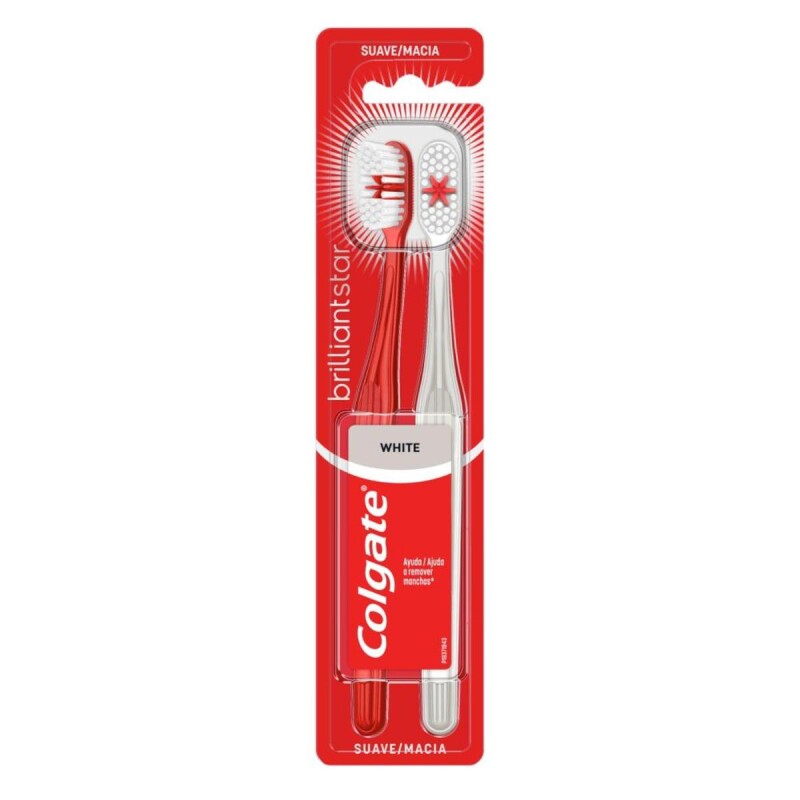 Cepillo De Dientes Colgate Brilliant Star White 2 Uds. Cepillo De Dientes Colgate Brilliant Star White 2 Uds.