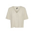 VMMYMILO 2/4 V-NECK SHIRT WVN NOOS Silver Lining