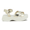 Sandalia Molekinha Niña Italia Taco 3cm Dorado