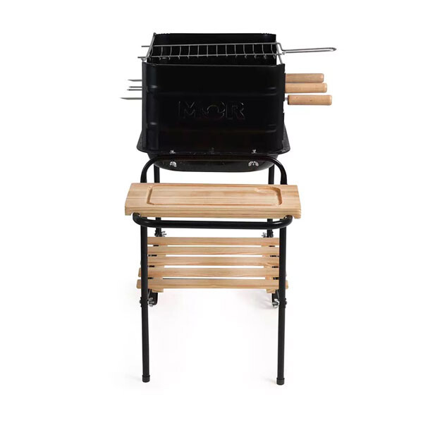 PARRILLA CALIFORNIA 82X38,5X75CMS NEGRO