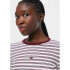 BLUSA ML FEM OFF WHITE, VINHO E AZUL CLARO
