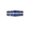 Anillo Sin Fin-Piedra Zafiro y Zirconia-AN4763 conpiedra