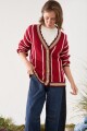 CARDIGAN SUR Rojo
