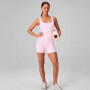 Enterizo On-The-Go Short 4 Mujer Soft Pink/mushroom Mauve