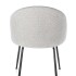 Silla Comedor X4 Combohome Cali Eames Acolchada Tela Premium Blanco 1