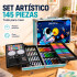 Set de Arte Infantil en Valija 145 Piezas Azul 1