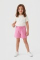 Short en terry con bolsillos ROSADO