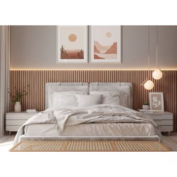 REVESTIMIENTO INTERIOR WPC - PANEL 16 CM X 2.90 MT BEIGE REVESTIMIENTO INTERIOR WPC - PANEL 16 CM X 2.90 MT BEIGE