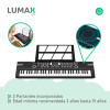 Teclado musical electrónico Órgano instrumento 61 teclas micrófono Teclado musical electrónico Órgano instrumento 61 teclas micrófono