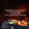 Parrilla Eléctrica Punktal 1.600w 50x35x10cm Negra Parrilla Eléctrica Punktal 1.600w 50x35x10cm Negra