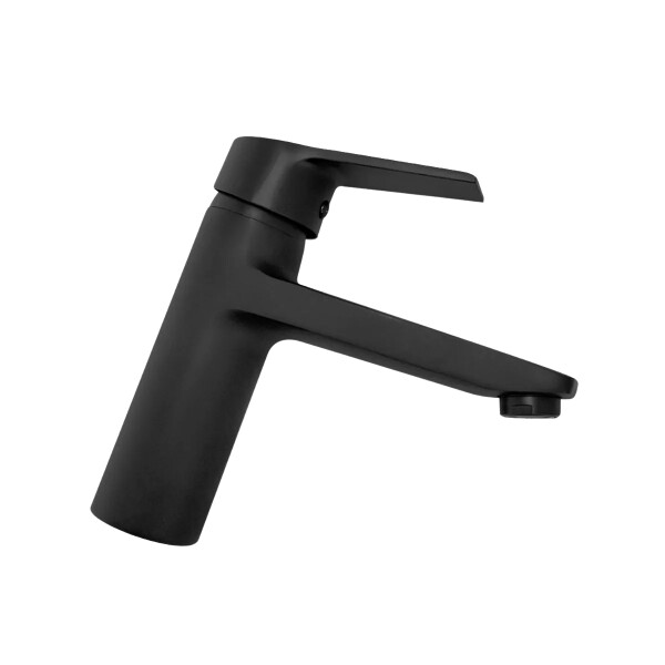 Monocomando para lavatorio, zinc, 35mm, línea U Home, modelo estándar, negro mate. Monocomando para lavatorio, zinc, 35mm, línea U Home, modelo estándar, negro mate.