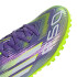 Championes de Fútbol 5 Unisex Adidas F50 Club Púrpura - Blanco - Amarillo Limon