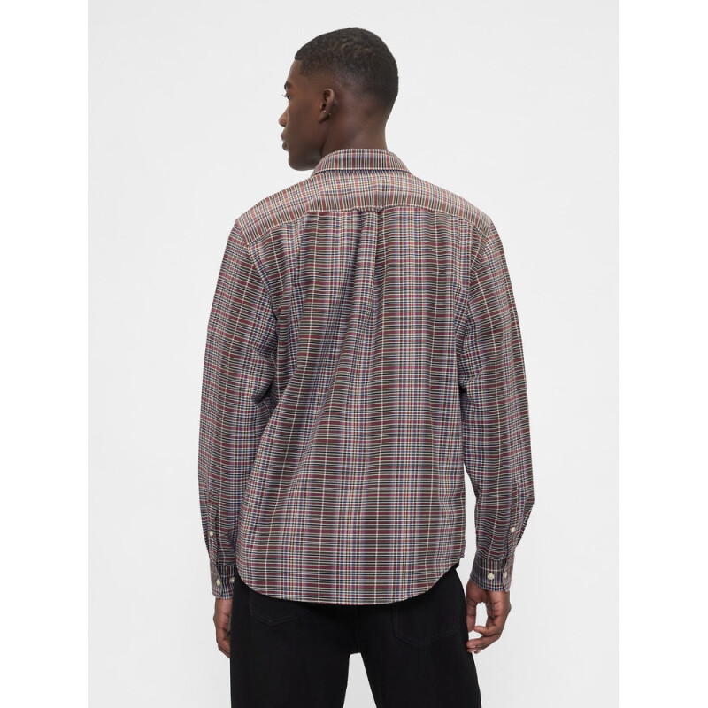 LS OX BAS STANDARD FIT BROWN MULTI PLAID