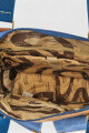 Morral de lona vintage Azul