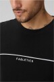 Short The 24-7 Tee Dna Stripe Hombre Black/Classic White