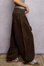 PANTALON ANCHO Negro