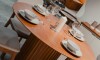 Mesa de Comedor 1.2 Redonda - Línea Manhattan Marrón