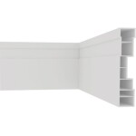 Zocalo PVC 2,40m Blanco
