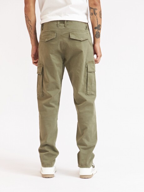 PANTALON CARGO ABETO VERDE