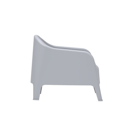 BUTACA EXTERIOR POLIPROPILENO GRIS SKARPO