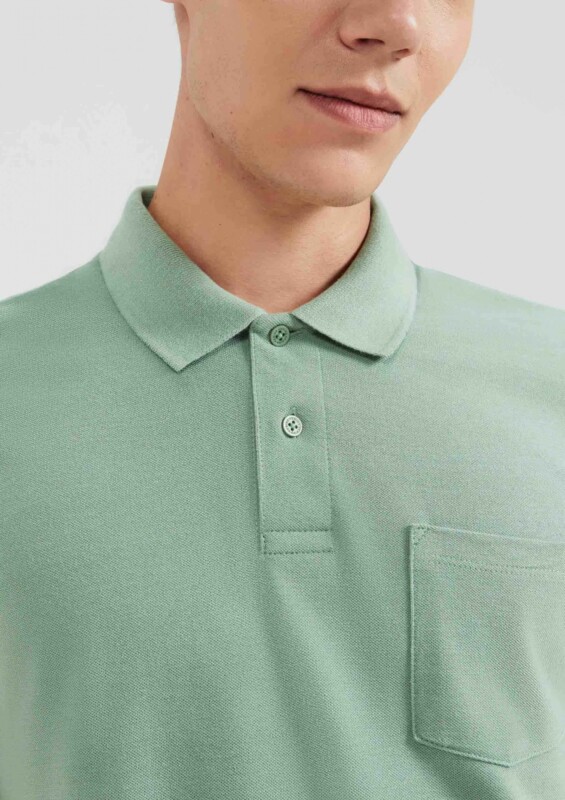 CAMISA POLO MM MASC VERDE CLARO