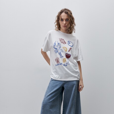 REMERA RENI Blanco