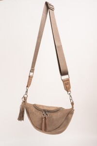 Cartera Gamuza Vegana Arena