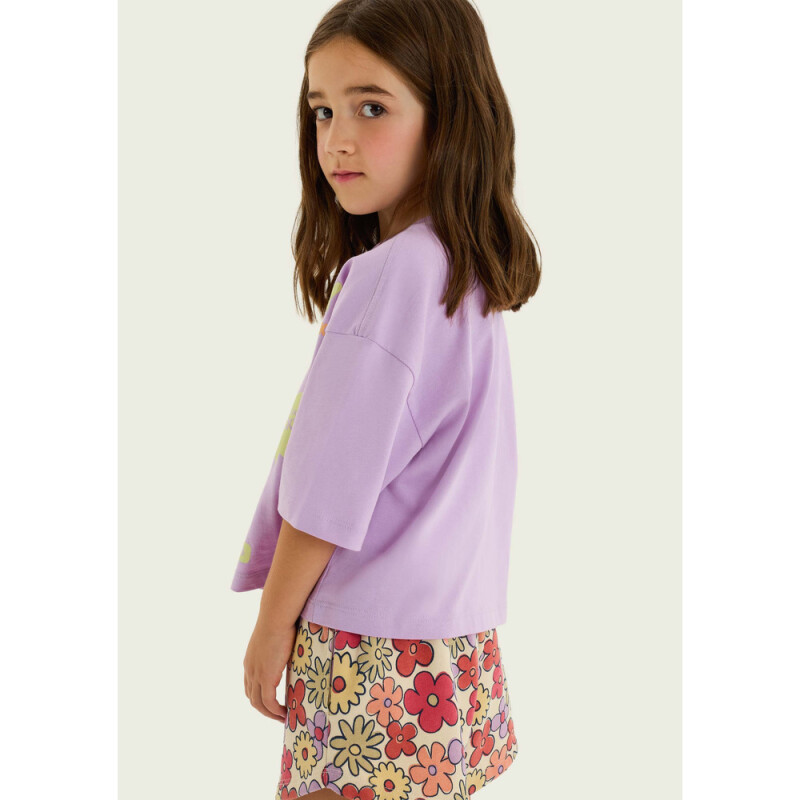 CAMISETA MM FEM ROXO CLARO