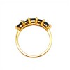 Anillo Vera-Oro 18k-Piedra Zafiro y Zirconia-AN9504 conpiedra