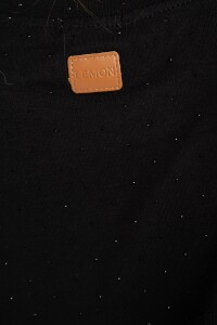 Remerón Brillos Viscosa Negro