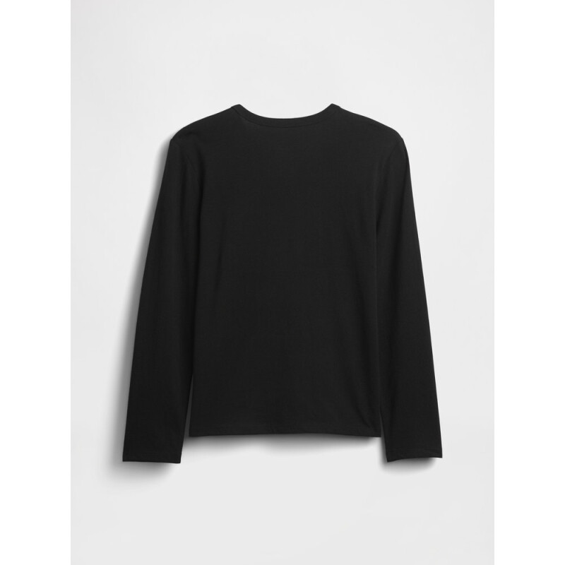 V-FRCH LS LOGO TEE TRUE BLACK
