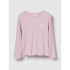 V-JPN LS LOGO RIB TEE PURE PINK