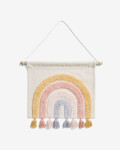 Tapiz mural Tadea algodón arcoíris multicolor 60 x 52 cm Tapiz mural Tadea algodón arcoíris multicolor 60 x 52 cm