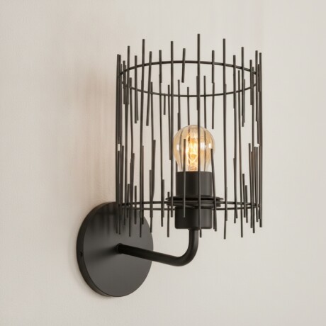 ARTEFACTO DE PARED ESSEN Lámpara de Pared Essen Negra