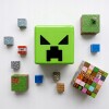 Bloques magnéticos en contenedor 100 piezas MINECRAFT creeper