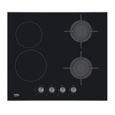 Anafe combinado Vitro + Gas Beko HILM64222S / COT