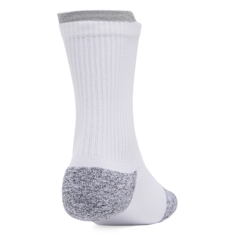 UA Velociti Run Cush 3p Crew-WHT WHT-101