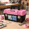 CAJA HERRAMIENTA MET 17X9" SURTEK ROSADA Caja Herramienta Met 17x9" Surtek Rosada