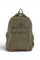 Mochila porta laptop de lona Verde