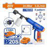 HIDROLAVADORA A BATERIA 20V 24.8 BAR 32L/MIN + ACCES + 2 BATERIAS 2.0 WADFOW HIDROLAVADORA A BATERIA 20V 24.8 BAR 32L/MIN + ACCES + 2 BATERIAS 2.0 WADFOW