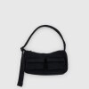 CARBAG Cartera Nylon Bolsillos Al Frente Tipo Cargo Correa Corta Baggu - Negro