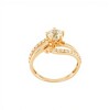 Anillo-Oro bajo-Piedra zirconia-AN8017 conpiedra
