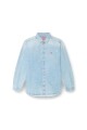 Camisa Para Hombre D-Simply Shirt Azul Claro
