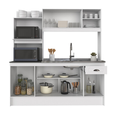 MUEBLE DE COCINA KIT LÍNEA AMERICANA 6 PUERTAS 1 CAJÓN MUEBLE DE COCINA KIT LÍNEA AMERICANA 6 PUERTAS 1 CAJÓN