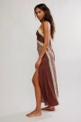 VESTIDO MAXI SLIP SOME KIND OF Marron
