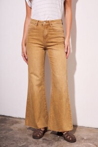 Flare Wide Leg Lavado Camel