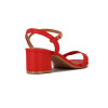 Sandalia Formal Mujer Vizzano Taco Bajo Rojo